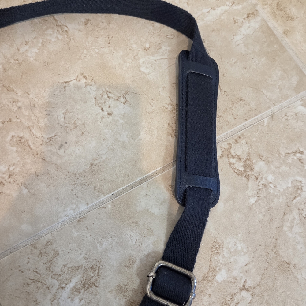 The Sak Navy Blue Leather Shoulder Bag - Picture 4 of 6